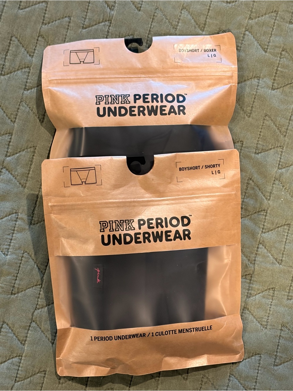 PINK Period Underwear Boyshort/Boxer/Shorty (2)